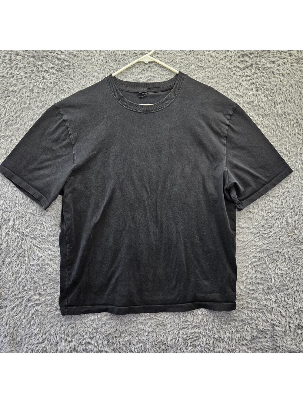 Lululemon Black Heavyweight T Shirt 2XL Cotton Jersey Boxy Fit 100%